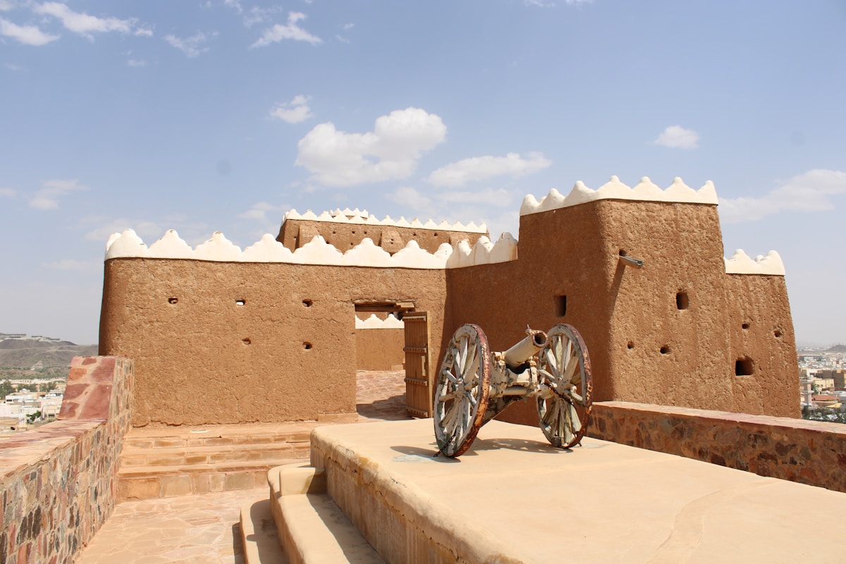 Ancient Nabataean and Thamudic rock art carvings at Jubbah in the Hail region, Saudi Arabia