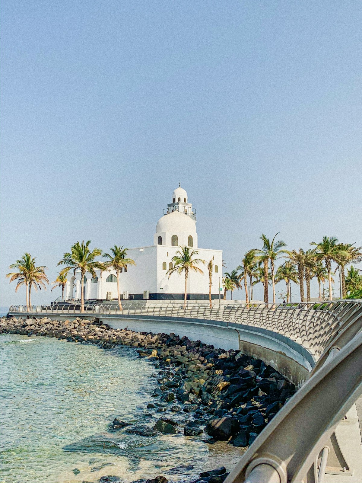 Jubail corniche along the Arabian Gulf coast in the Eastern Province of Saudi Arabia