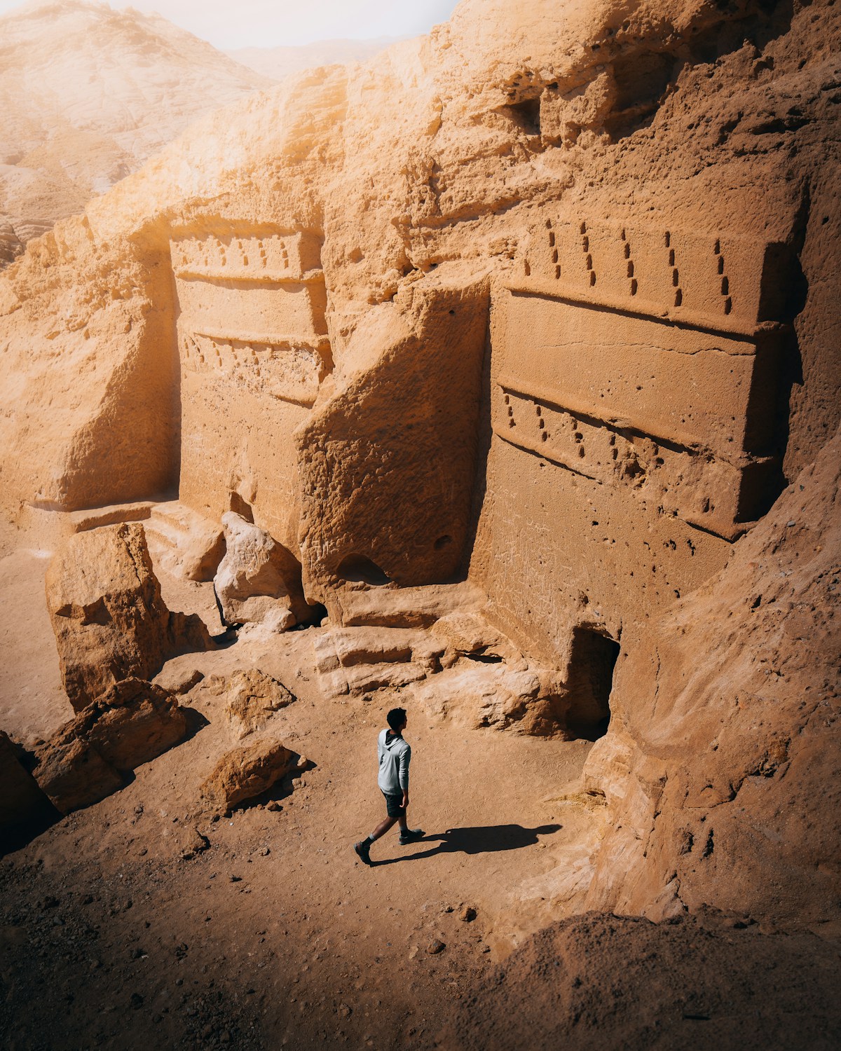 Mud-brick towers and traditional architecture of Najran's historic district in southwestern Saudi Arabia